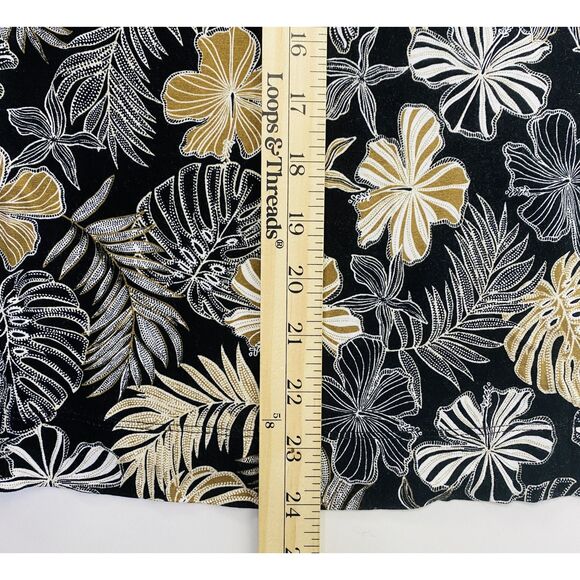 J Jill Wearever Leaf Floral Stretchy Sleeveless Tropical Soft Comfy Tank Top M - Picture 7 of 10